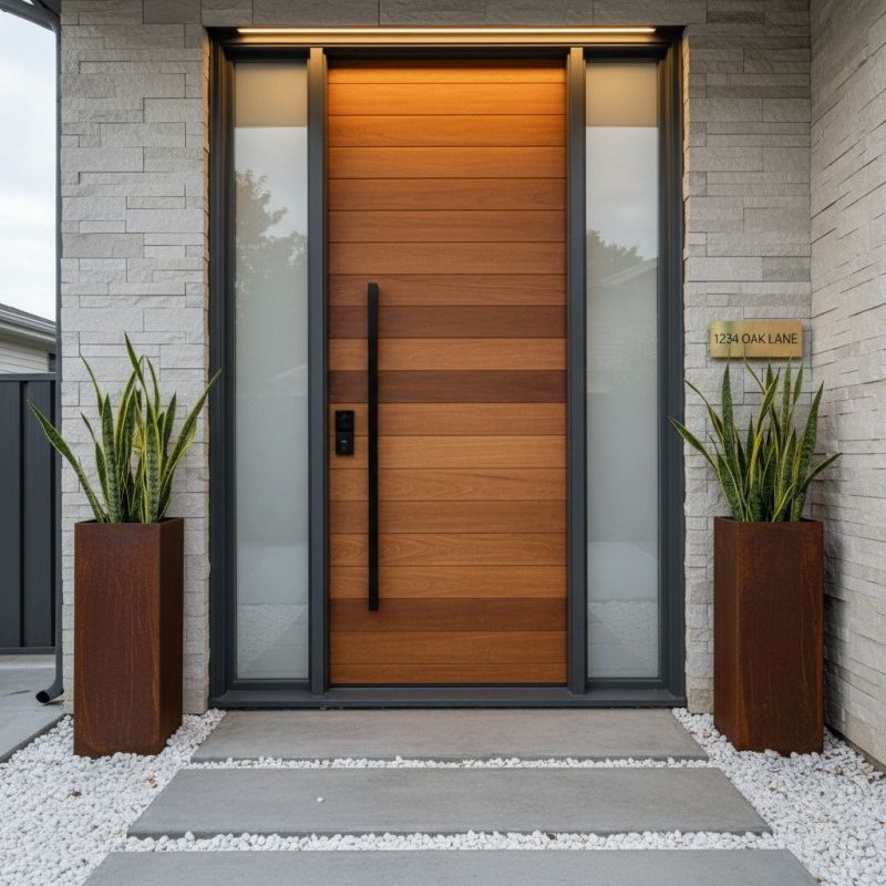 Oak Door Installation